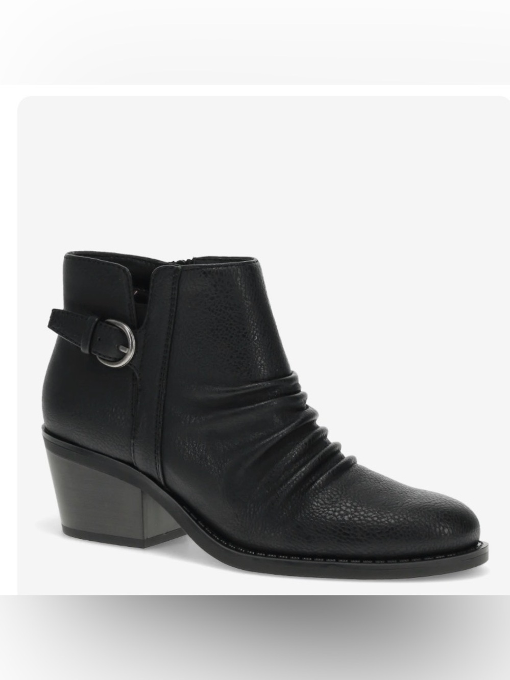 Linnea Block Heel Bootie with Buckle
